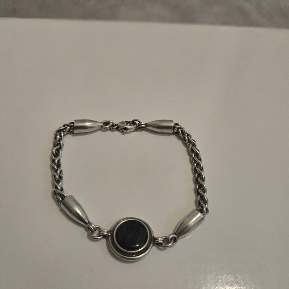 Kalevala Koru - Sterling Silver Spectrolite Bracelet